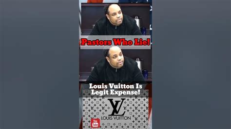 pastor buying louis vuitton